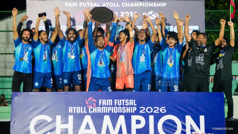 ފުޓްސަލް ޗެމްޕިއަންޝިޕް: މ. އަތޮޅުގެ ޗެމްޕިއަންކަން ދިއްގަރަށް