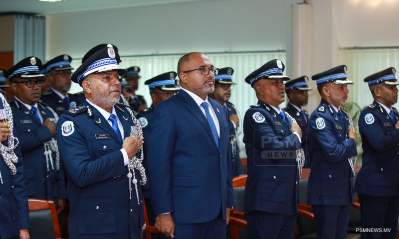 ޕޮޓޯ: ދިވެހި ފުލުހުންގެ ޚިދުމަތުގެ ދުވަސް ފާހަގަކުރުމުގެ ރަސްމިއްޔާތު