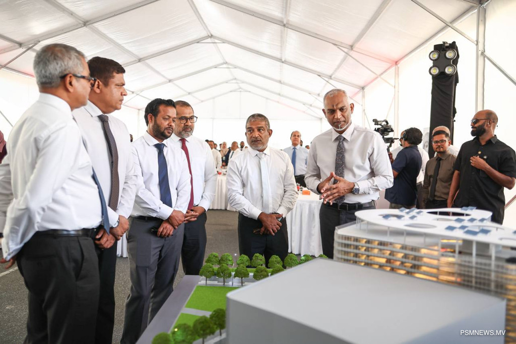 "މާލޭގެ ޕާކިން ބިލްޑިންތަކުގެ މަސައްކަތް ބަޔަކާއި ހަވާލުކުރަނީ"