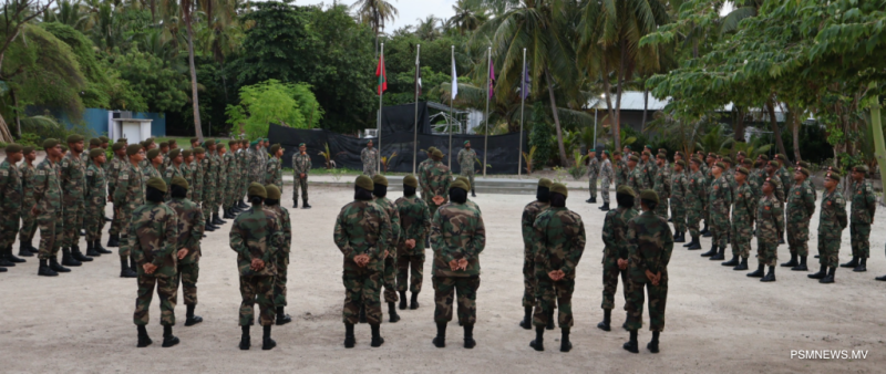 ވަޠަނީ ޚިދުމަތުގެ ތަމްރީނުގެ "ކޭމްޕް ފަންވަރު" ކާމިޔާބުކަމާއެކު ނިންމާލައިފި