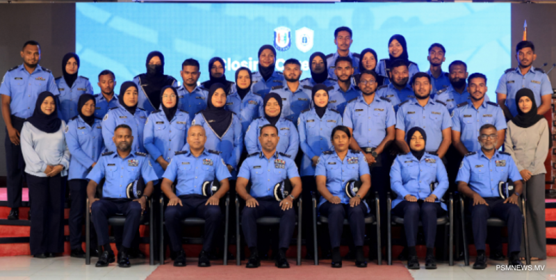 ކޮލެޖު އޮފް ޕޮލިސިންގެ 2 ކޯހަކުން 54 ފުލުހުން ދަސްވެނިވެއްޖެ
